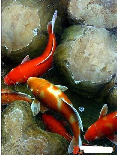 fish oil painting buy