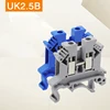 Fixed on the NS35/7.5 din rail terminal block UK2.5B 0.2-2.5mm2 wire range