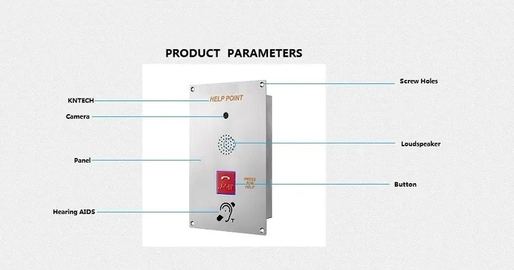 Kntech Platform Help Intercom Telephone Bls Sos Emergency Video Phone System Call To Control