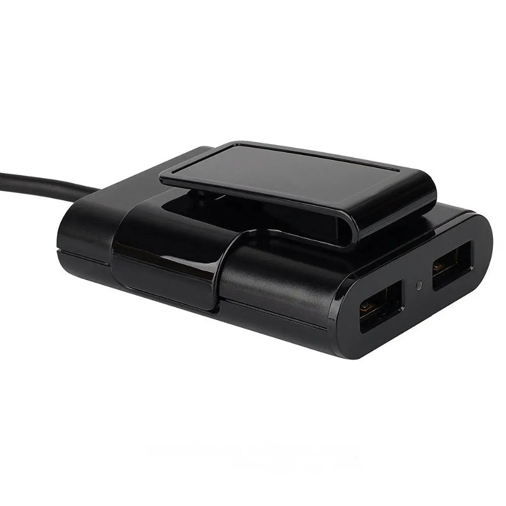 6.0a 48w 4 Multi Usb Port Led Car Power Chargers With Backseat With