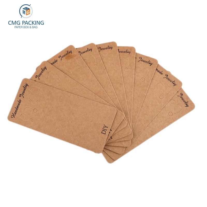 Tempat Kartu Tampilan Perhiasan Kertas Kraft Untuk Gelang Kalung Buy Anting Anting Kartu Dengan Logo Kustom Dicetak Anting Anting Kartu Display Kalung Kartu Product On Alibaba Com