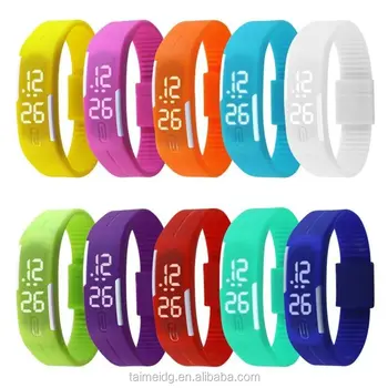 most fashionable sport square color watches silicon ultra thin led watch silicone kid watch - Color Watches most fashionable sport square color watches silicon ultra thin led watch silicone kid watch - Color Watches