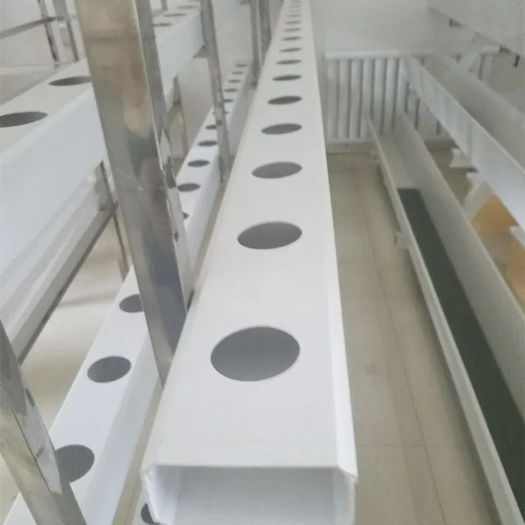 Greenhouse Ntf Hydroponic Channel For Planting Vegetables White