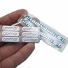 Small Custom Decals Made Stickers Logo 3D Metal Nickel Appliance Home Private Label Nameplate