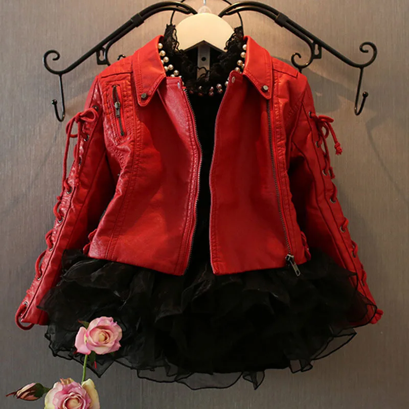Niñas Chaqueta De Cuero - Compra lotes baratos de Niñas