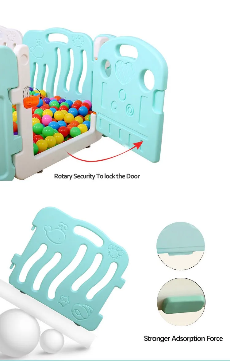 Quality Baby HDPE Plastic Playpen & Playyard for Bedroom and Living Room 0-8 Years factory