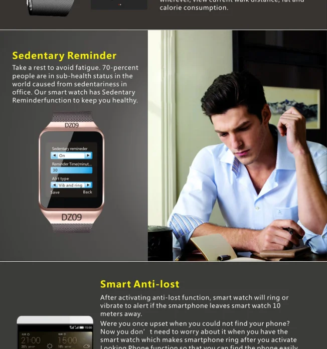 dz09 android smart watch