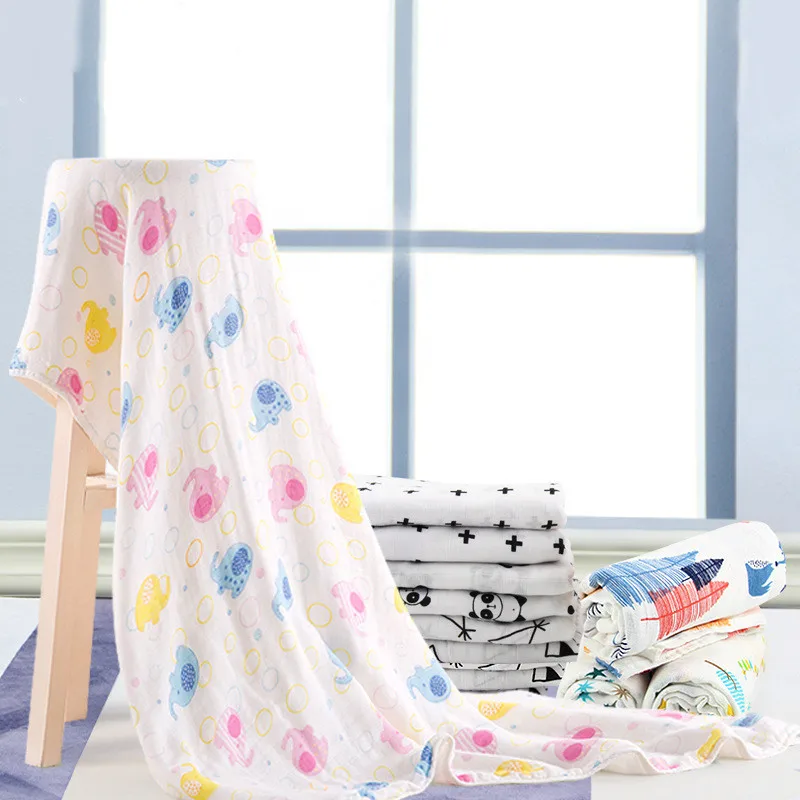 Adjustable Wholesale Muslin Swaddle Blanket Super Soft Bamboo Baby