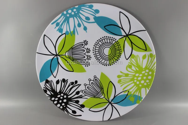 Western Style Melamine Serving Plate Cake Dishes
