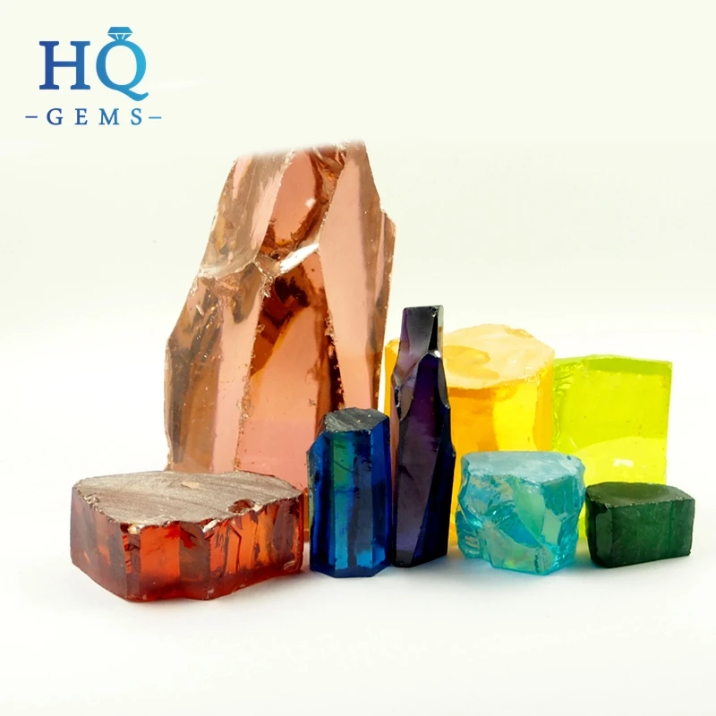 Rough Cz Raw Material Green Cubic Zirconia Rough Buy Cubic Zirconia