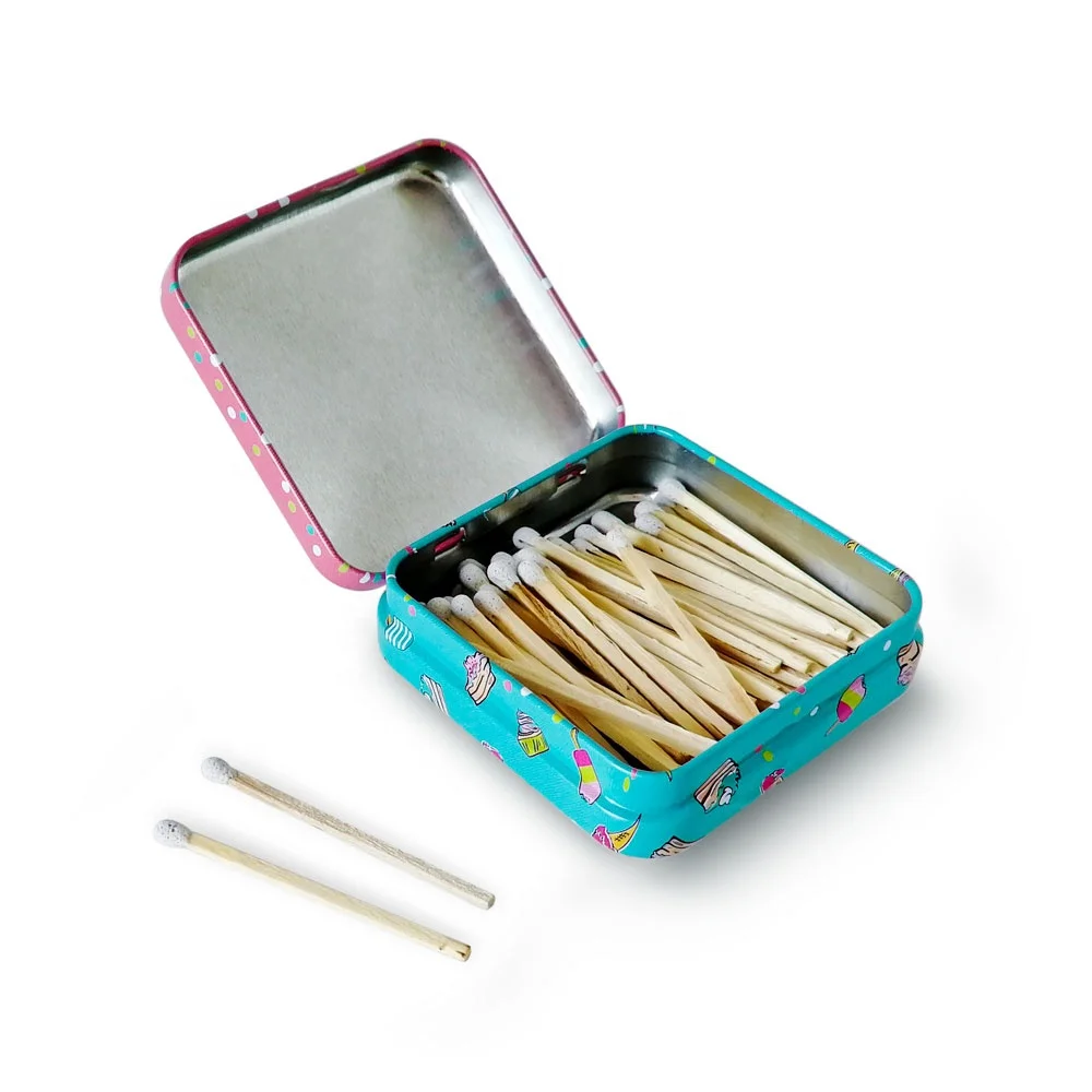 tin box matches