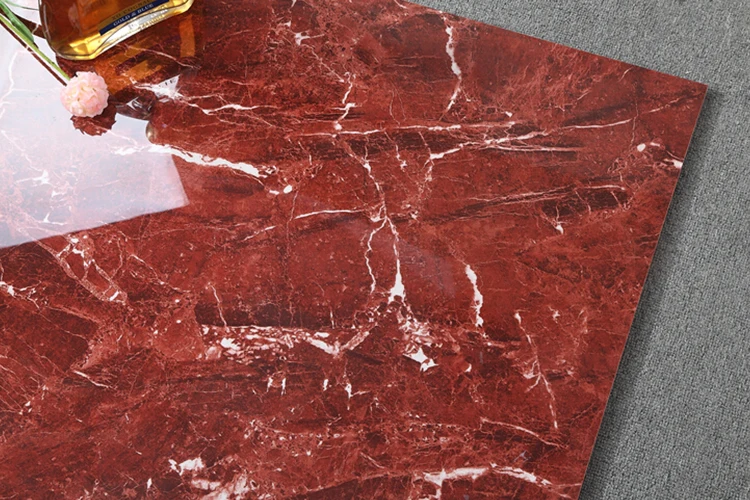 Waterproof bathroom living room polished beauty glazed vitrified floor tiles