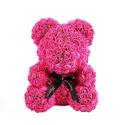 flower bear valentines day