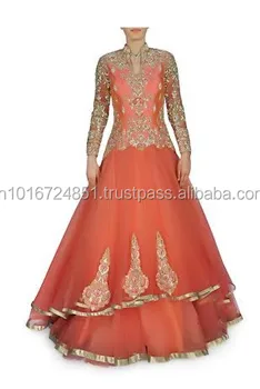 floor length indo western dresses