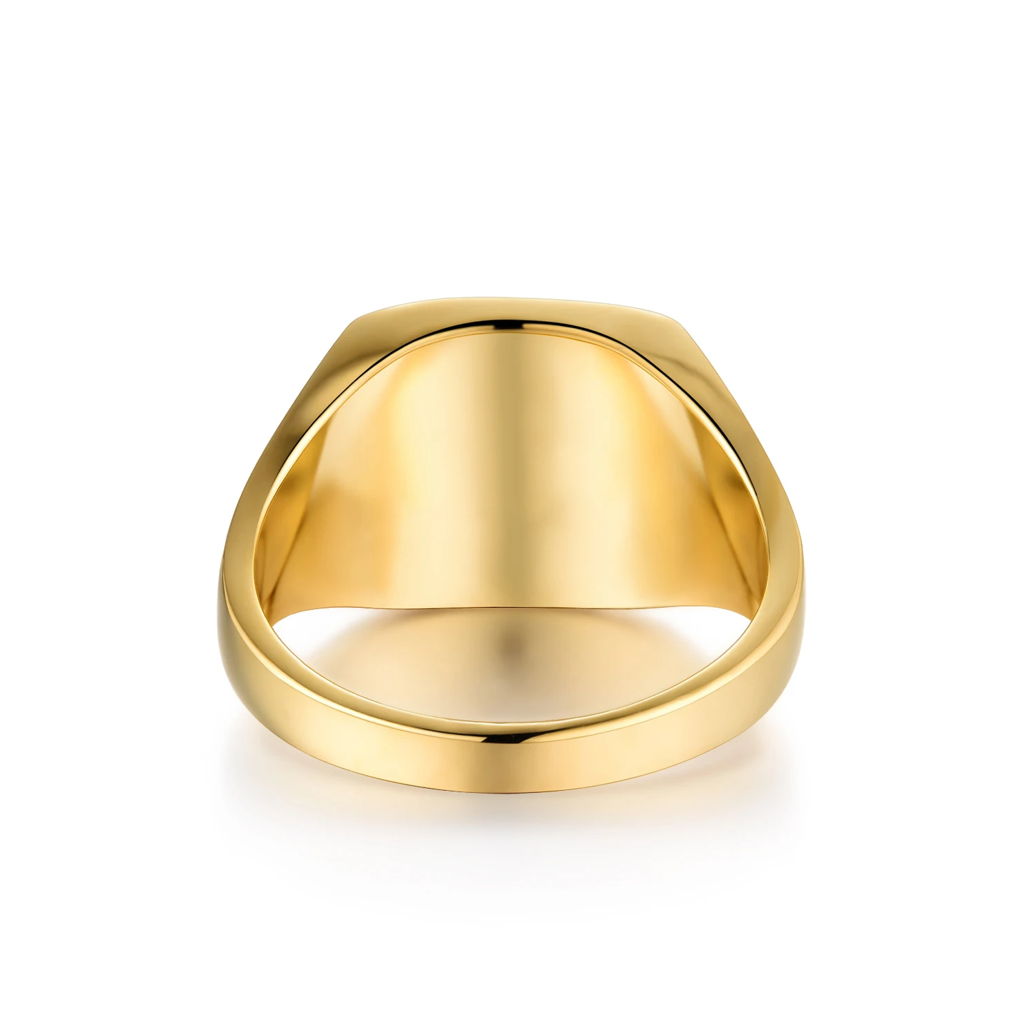 stainless steel signet ring