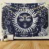 New Indian Bedroom Dorm Psychedelic Tapestry Wall Hanging Hippie Bohemian Mandala Tapestry Sun Moon Tapestry