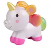 custom pu pretty squishy unicorn stress ball