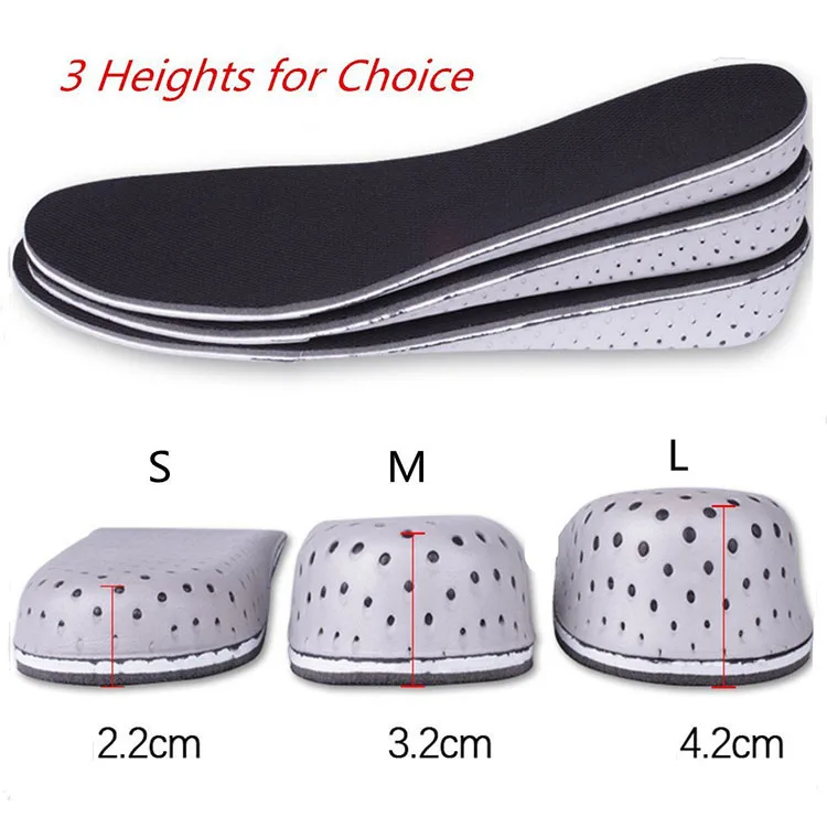 2018 Super Comfort Shock Absorption Eva Height Increase Insole With ...