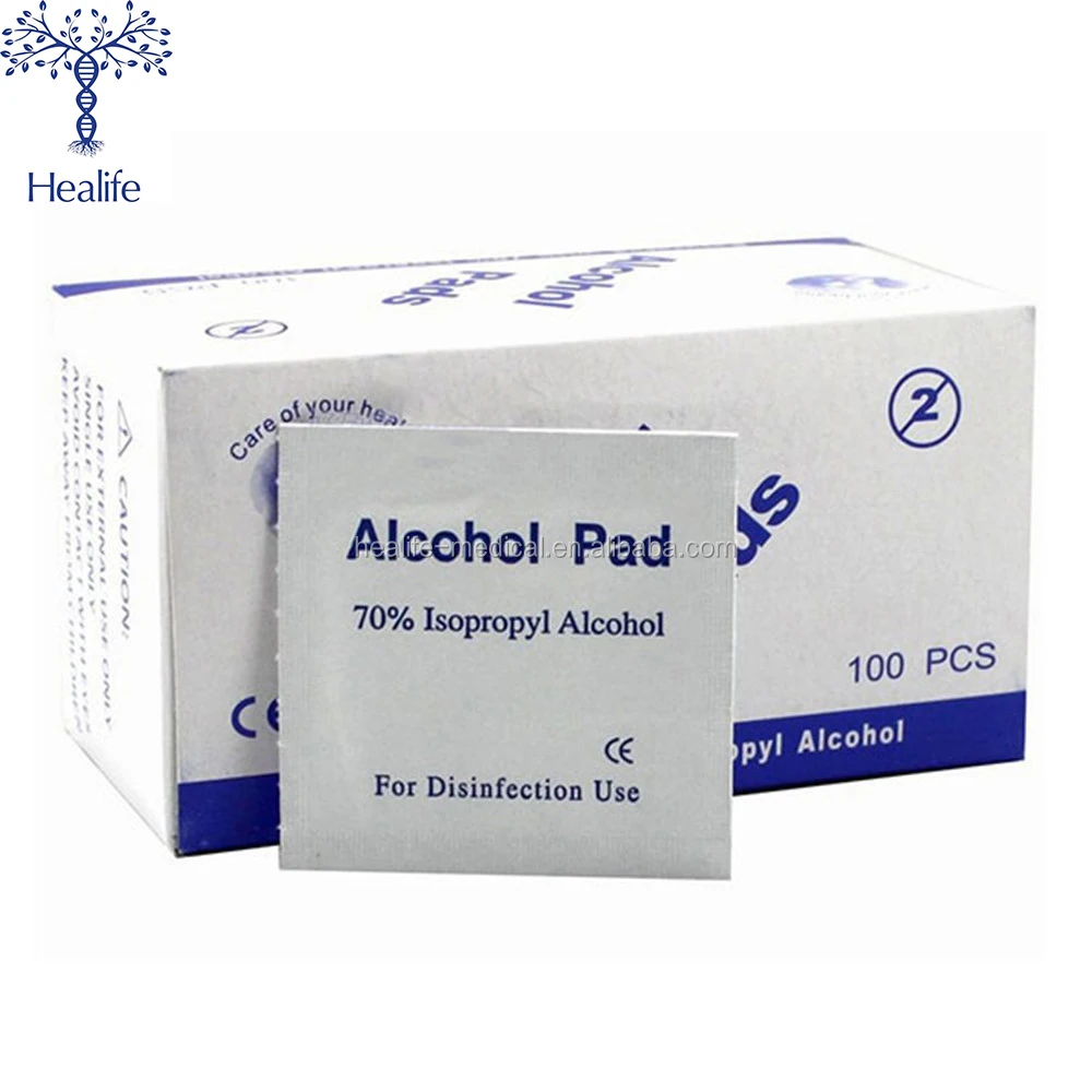 individual alcohol wipes