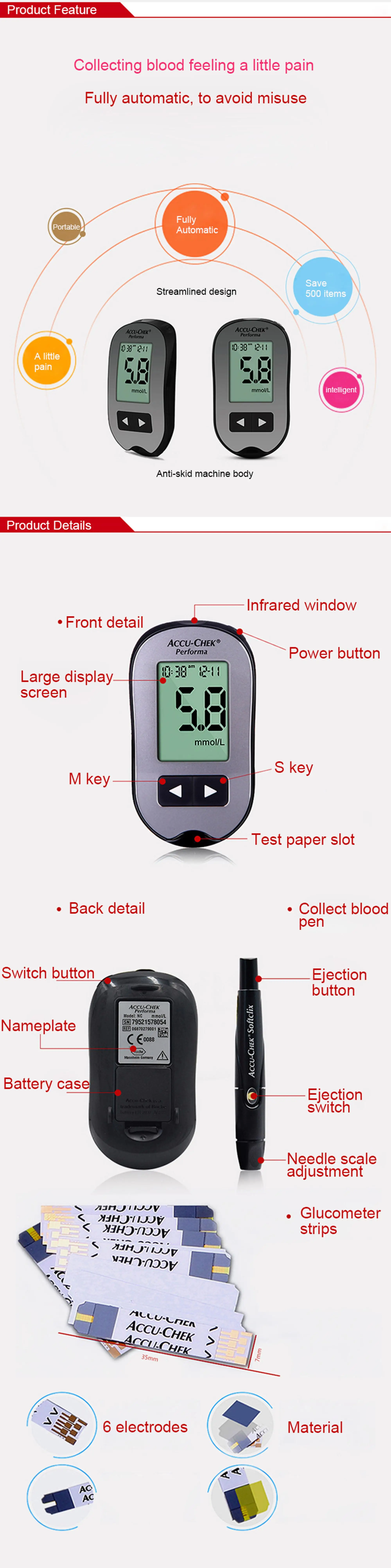 MY-G024 New Price Maya China Manufacturers Easy Digital Glucometer With CE Approved