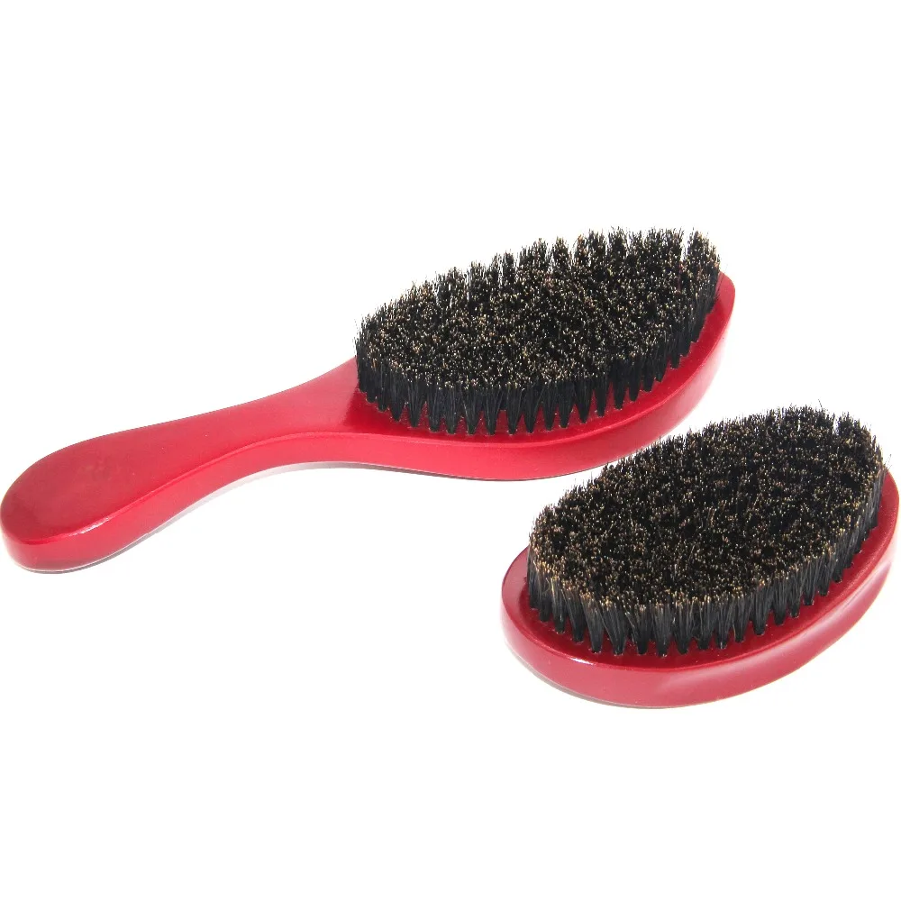 High Quality Nylon Plastic Mixing Boar Bristle Paddle Wooden Hair Brush