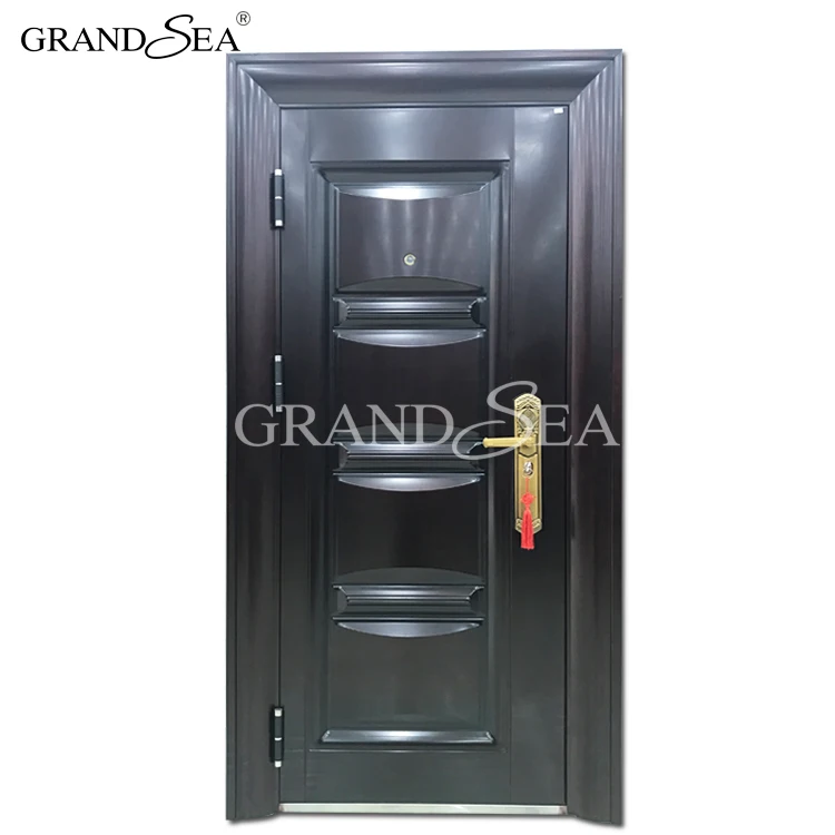 Factory Price Residential Apartment Building Front Steel Entry Doors Factory Price Residential Apartment Building Front Steel Entry Doors