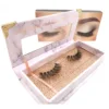 Worldbeauty Natural long lasting 3d faux mink select false eye lashes with lashes box/case