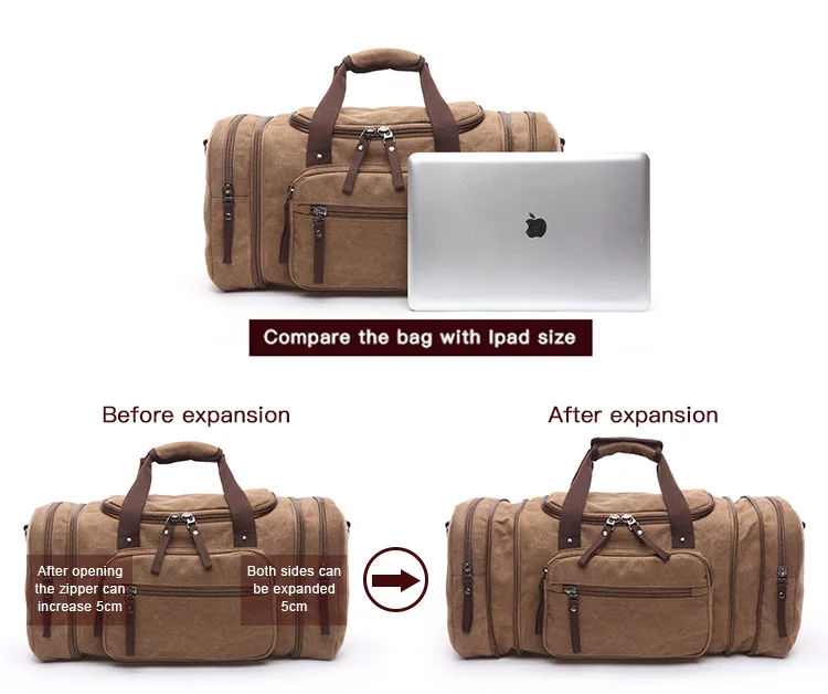2018 leisure travel bag large capacity bags travel bag retro canvas travel bag