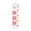 Universal Extension Sockets Power Cord Plug 110v Extension Lead Outlet