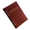 2019 diary photo book printing free sample full color custom leather notebook