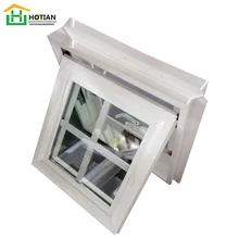 לבן pvc windows זול upvc זכוכית כפולה אבנט הזזה windows