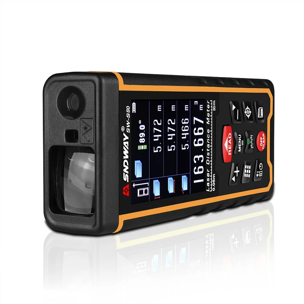 Usb And Camera Laser Distance Meter,Color Display Rechargeable 80m Laser Rangefinder Buy Laser