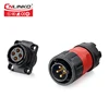 Electrical plug socket Quick Coupling IP67 waterproof 4 Pin Circular Connector Plastic
