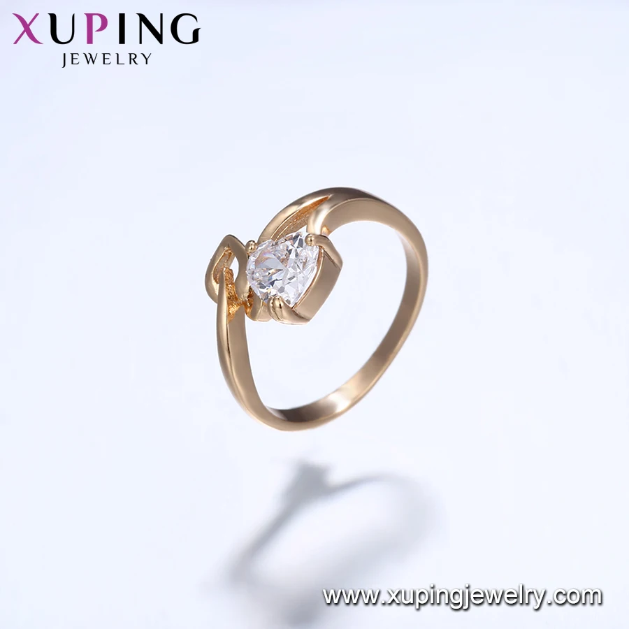 15021 Xuping Heart Shape Single Stone Ring Design For Kids - Buy Baby ...