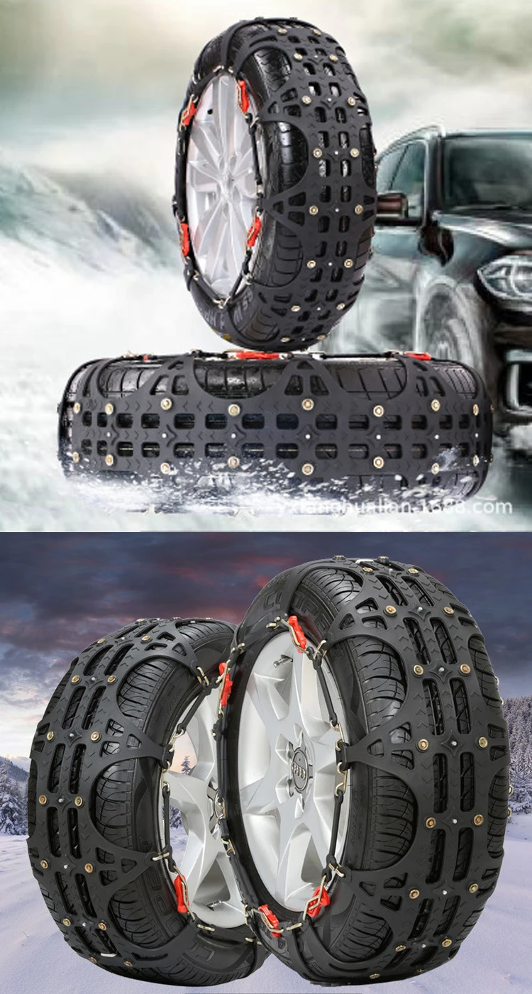 2pcs /set Easy To Install Snow Tire Chains For Car/suv/truck Buy Tire