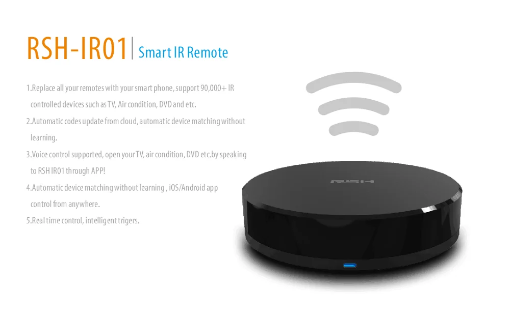 Индикатор wifi. Hiper IOT Smart ir Remote квадратный пульт.