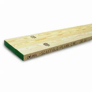 20 foot long wood scaffolding plank
