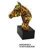 Animal Statuary Figure Decor Table Crafts Wild Horse Head Table