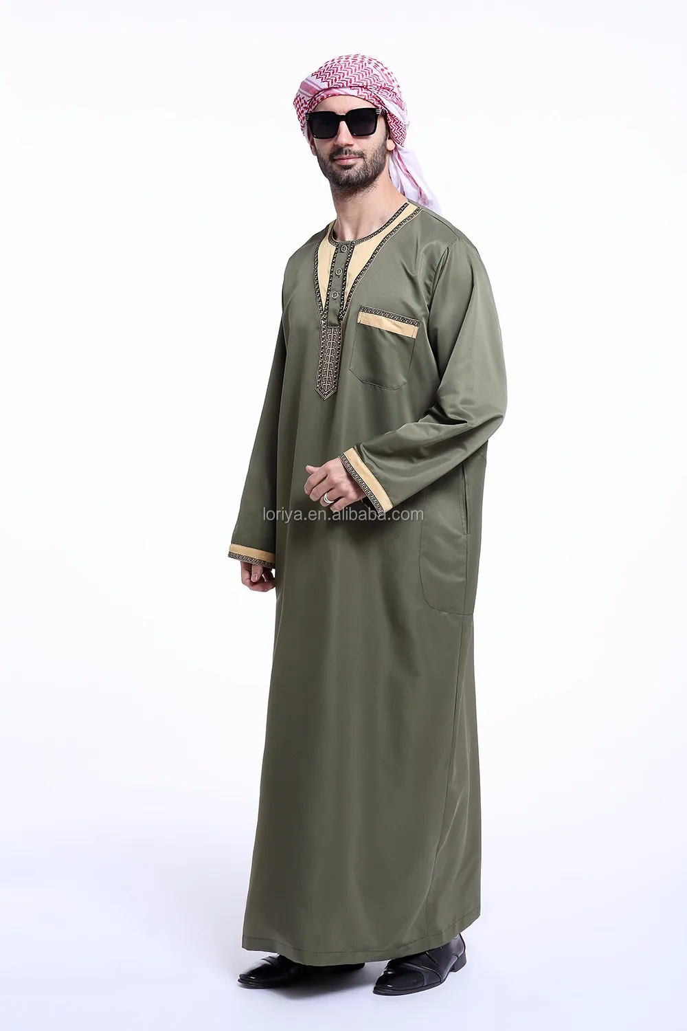 Best Selling New High Quality Muslim Men Thobe Kurta Designs For Men ...