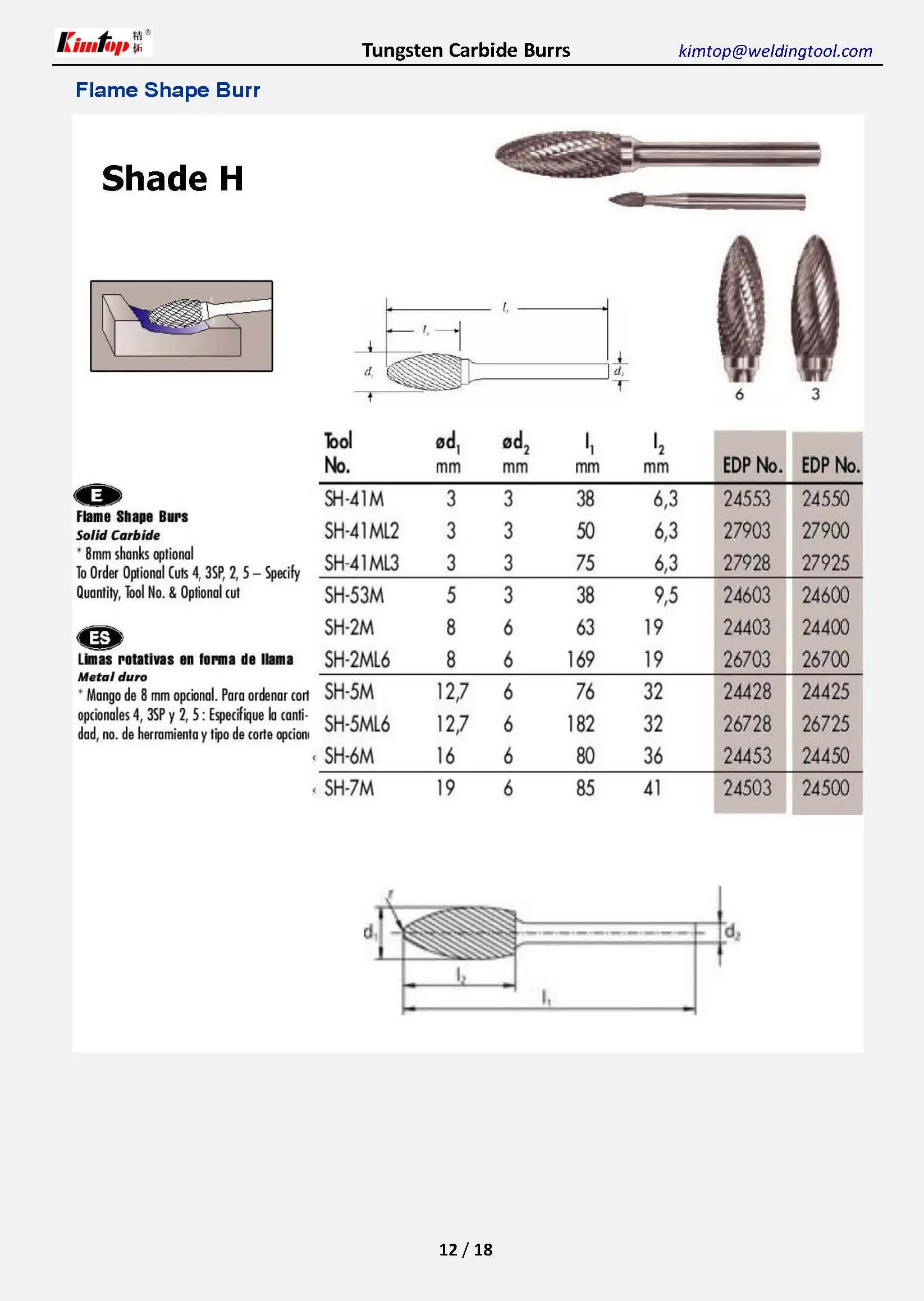 KT Tungsten Carbide Burr Catalog__12