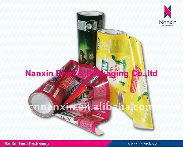 Automatic packaging film roll for auto packing