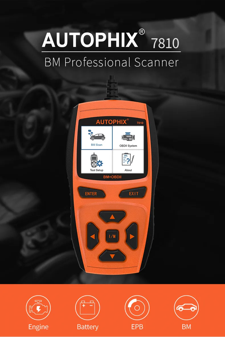 Autophix 7810 Auto Diagnostic Scanner For B M W Car Obd2 Code Reader
