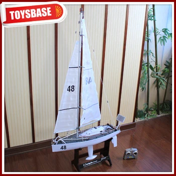 remote sailing boat