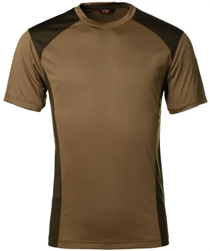 tan dri fit shirt