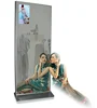 Refee LCD Screen Advertising Kiosk , Floor Standing Network Mirror with Motion Sensor