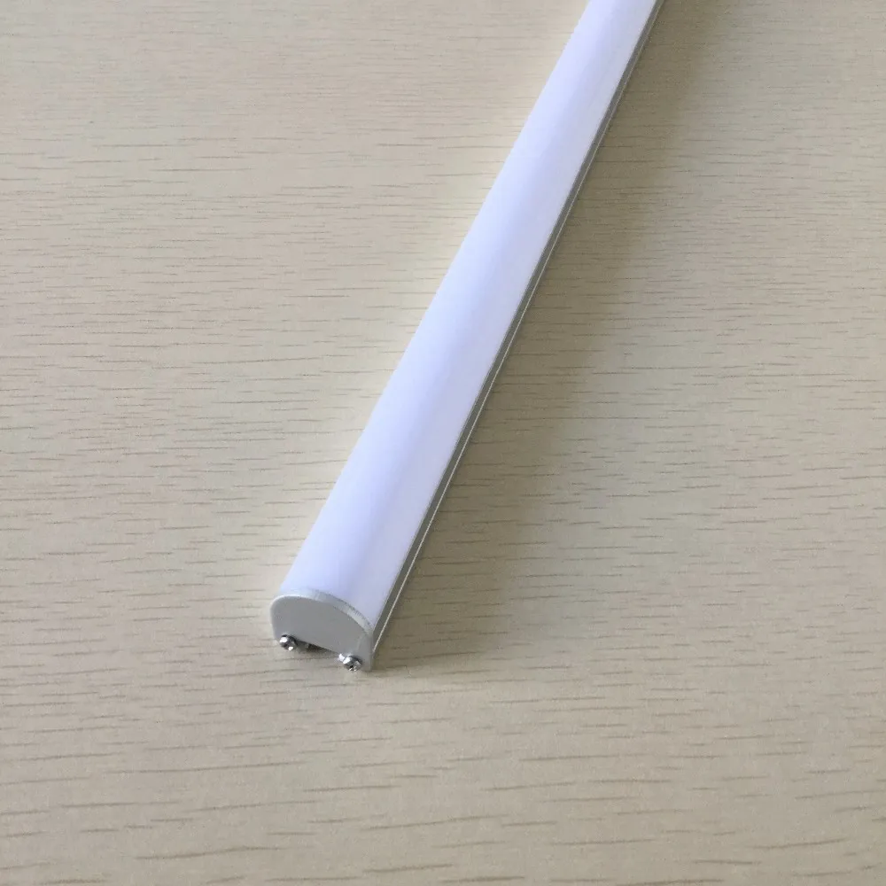 19*11mm Led Strip Light Channel Plastic Track With Curved Aluminium