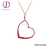 925 sterling silver heart ruby stone gemstone jewelry pendant