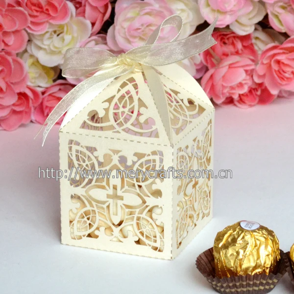 Personalized First Communion Party Favors First Communion Cake Box