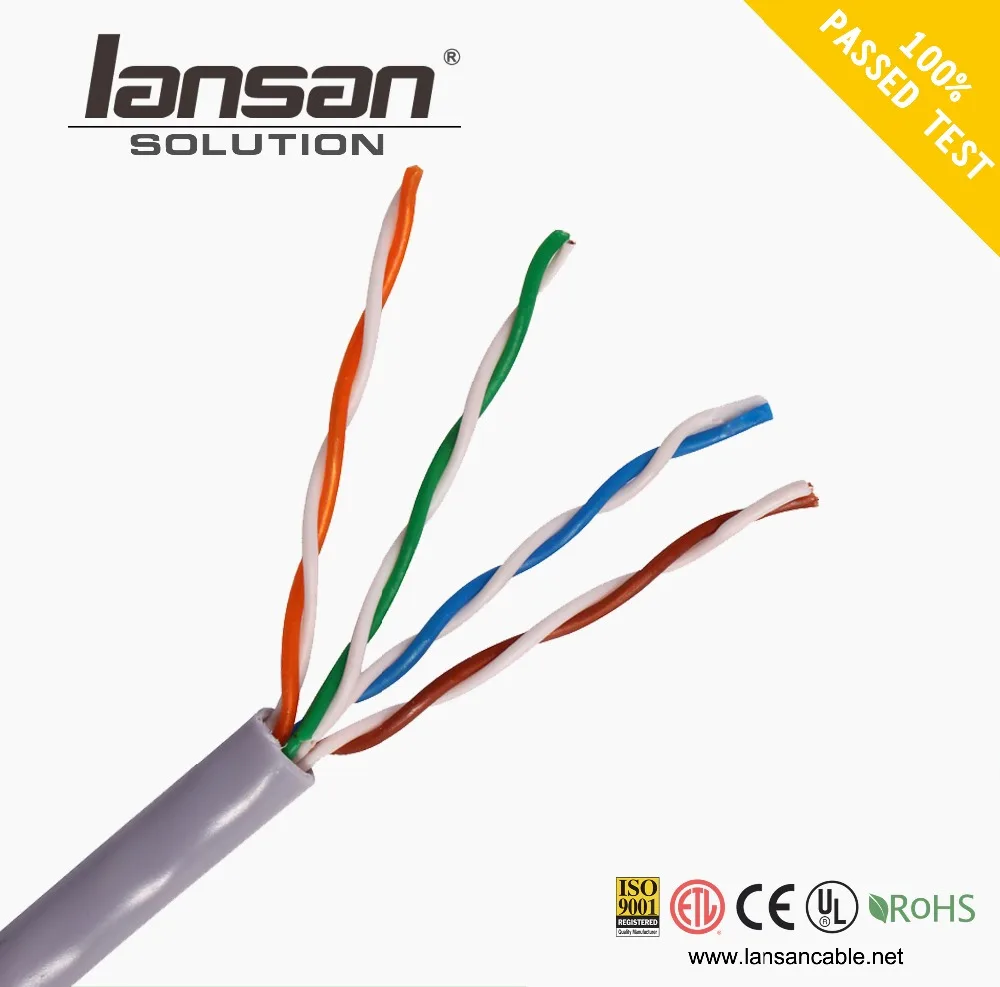 CAT5E 1000FT UTP SOLID LAN NETWORK ETHERNET CABLE RJ45 BULK WIRE CAT5 BLUE