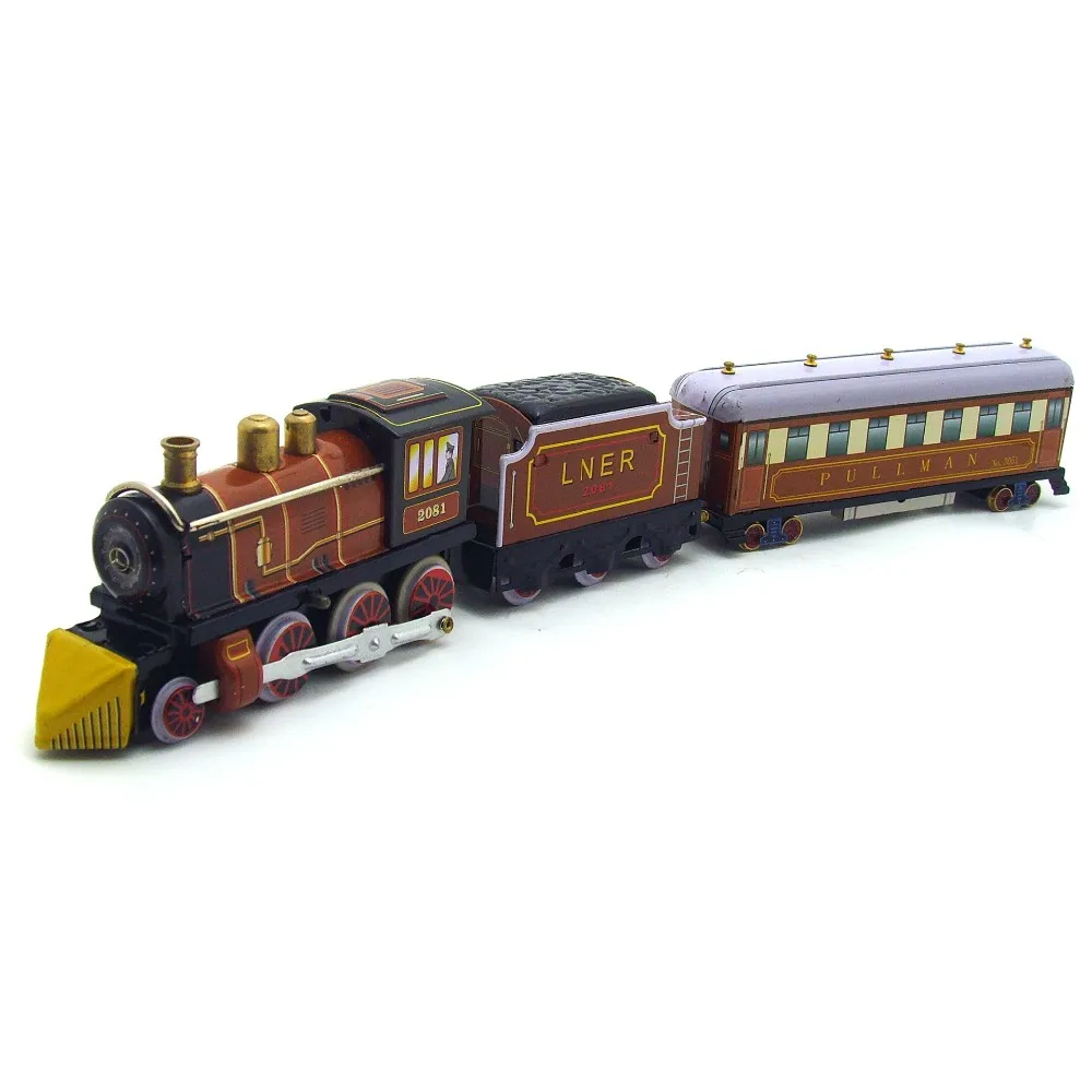 antique wind up trains